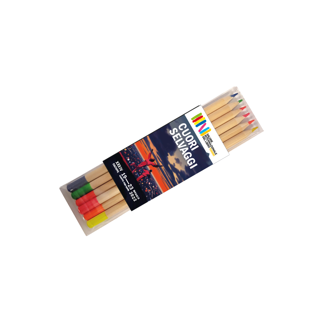 Set matite colorate - Cuori selvaggi – Salone Internazionale del
