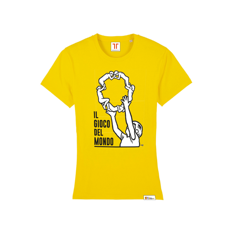 T-shirt donna - il gioco del mondo